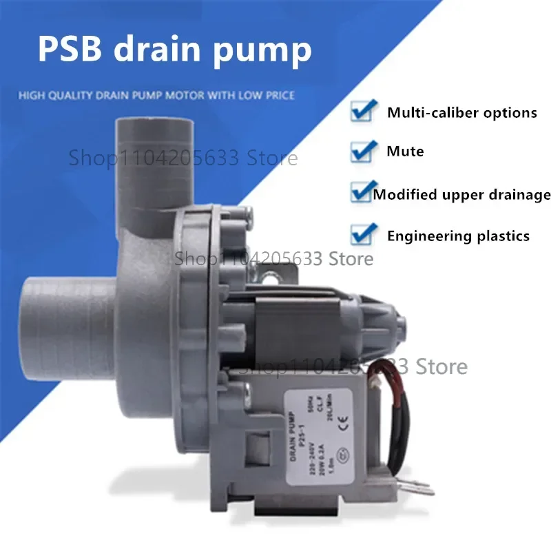 general 60W washing machine drain pump motor caliber 30/24mm full copper dedicated washer repair spare parts