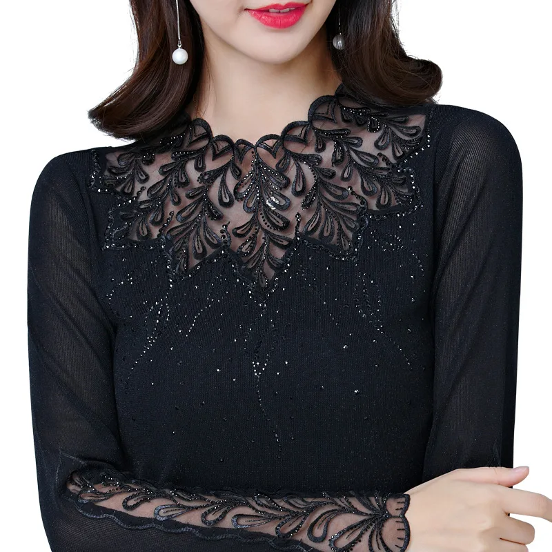 Новинка 2024 осенне-зимняя женская футболка с длинными рукавами элегантные тонкие