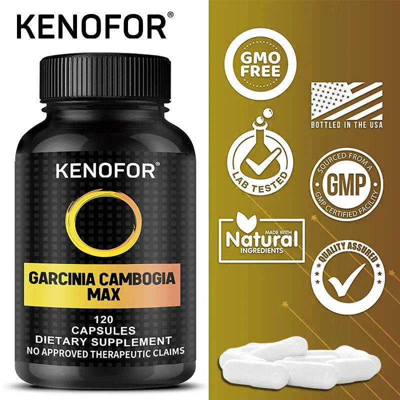 

Garcinia Cambogia Capsules - Healthy Weight Loss Supplement for Men and Women - Burn Fat, Metabolize, Suppress Appetite, Muscle