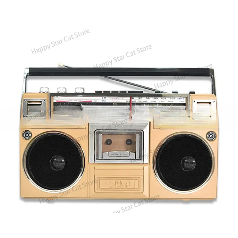 Ретро Радио Стерео старомодная лента Bluetooth портативный рекордер кассета запись
