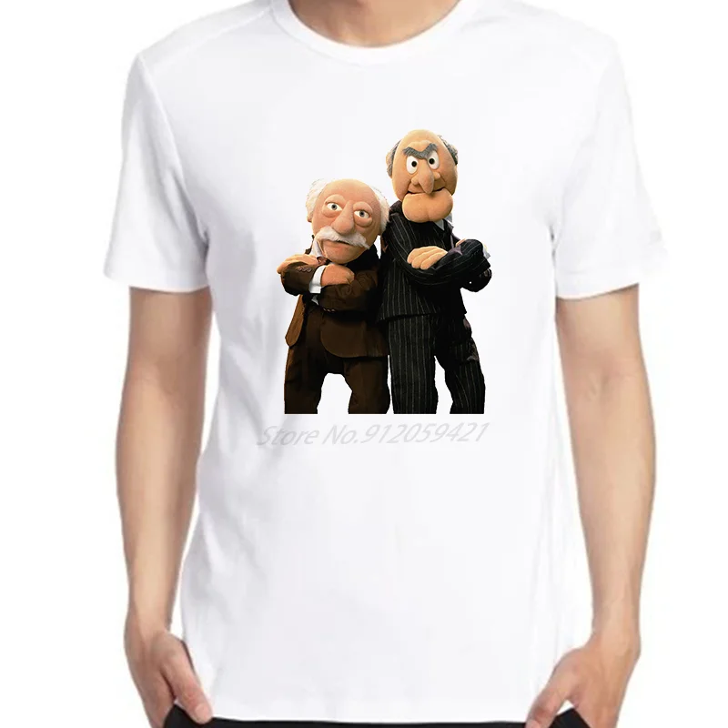 

Statler And Waldorf t shirt for men Aesthetic Harajuku graphic t shirts Fashion oversized t shirt Tees Tops Summer Men clothing