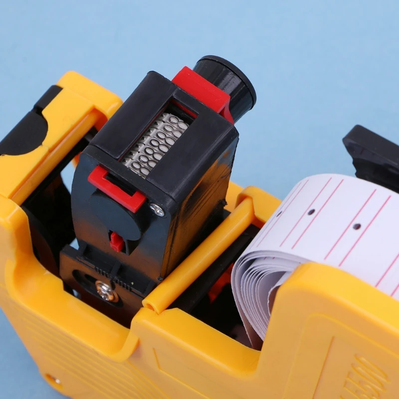 MX-5500 8 Digits Price Tag Gun Labeler Labeller Stickers Label Paper +2 Ink Roll |