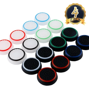 Game Accessory Protect Cover Silicone Thumb Stick Grip Caps for PS4/3 for PS5 for Xbox 360 for Xbox one Game Controllers 1