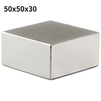 super strong magnet 1 pc 50x50x30mm rectangular neodymium magnets rare earth n52 ndfeb magnet strong powerful magnetic magnets