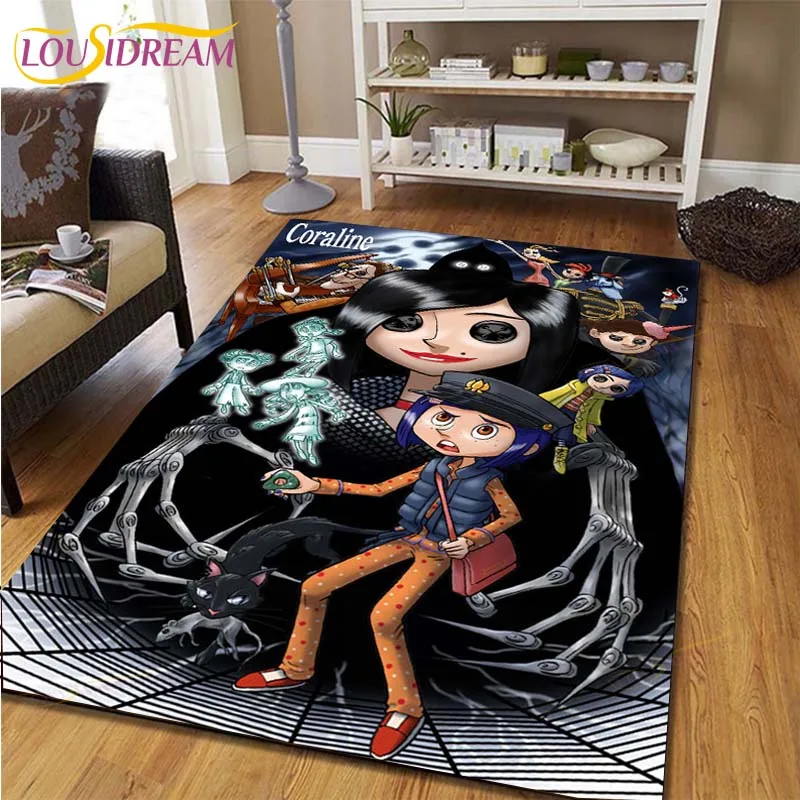 

Ковер Coraline, детские коврики для гостиной, коврики для чайного столика, ковер для спальни, моющиеся коврики, коврик для зоны, коралиновый кове...