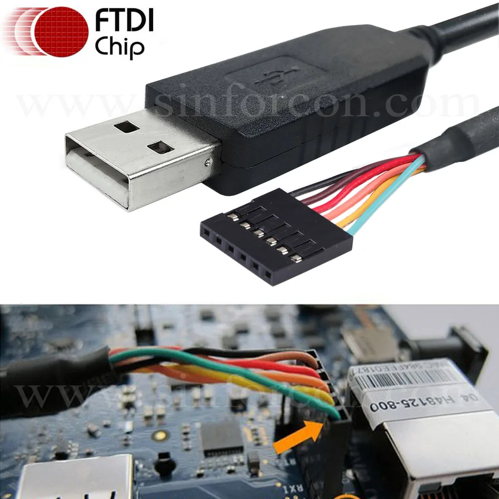 USB UART TTL FT232R для Intel Galileo Gen2 отладочный кабель TTL-232R-3V3 эквивалентный кабель