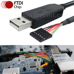 FT232R USB UART TTL for Intel Galileo Gen2 Debug Cable TTL-232R-3V3 TTL-232R-5V Equivalent Kabel
