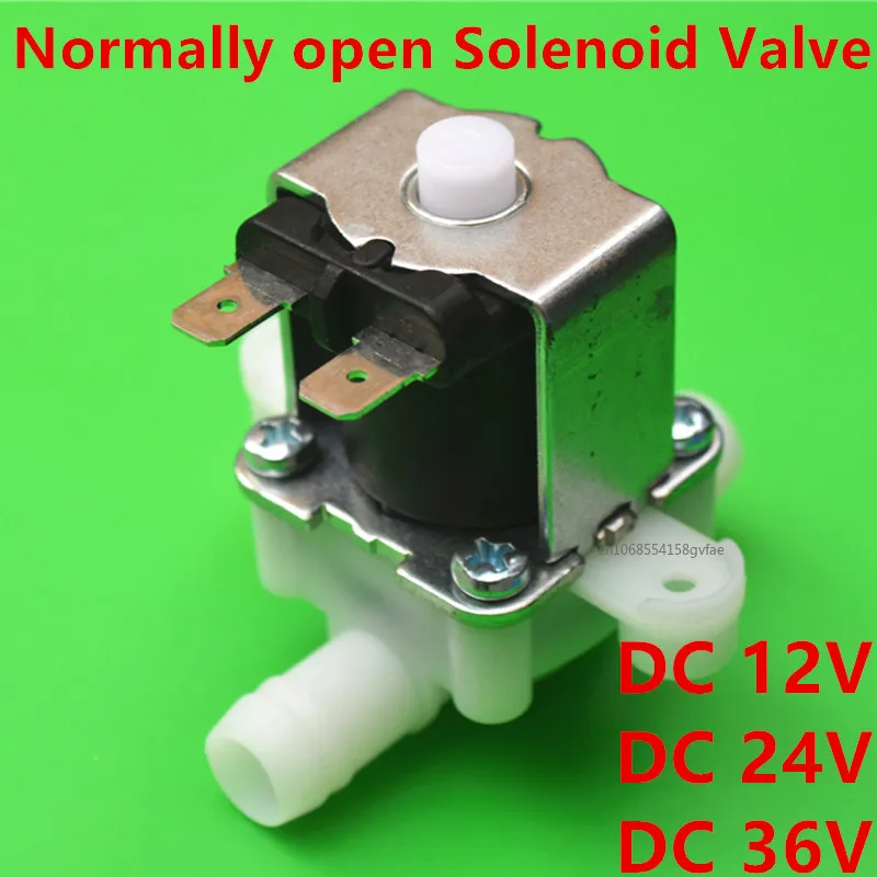 

12mm Normally open Electric Solenoid Valve Magnetic DC 12V 24V 36V Water Inlet Flow Switch water dispenser Controller Dispenser