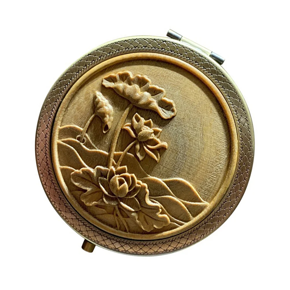 Кошелек с косметическим зеркалом мини-портмоне для путешествий портативная