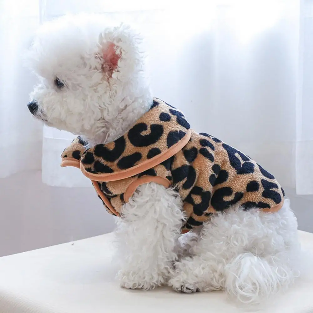 

Sleeveless Fashion Pet Puppy Winter Two-legged Outfit Adorable Pet Vest Button Closure for Daily Wear