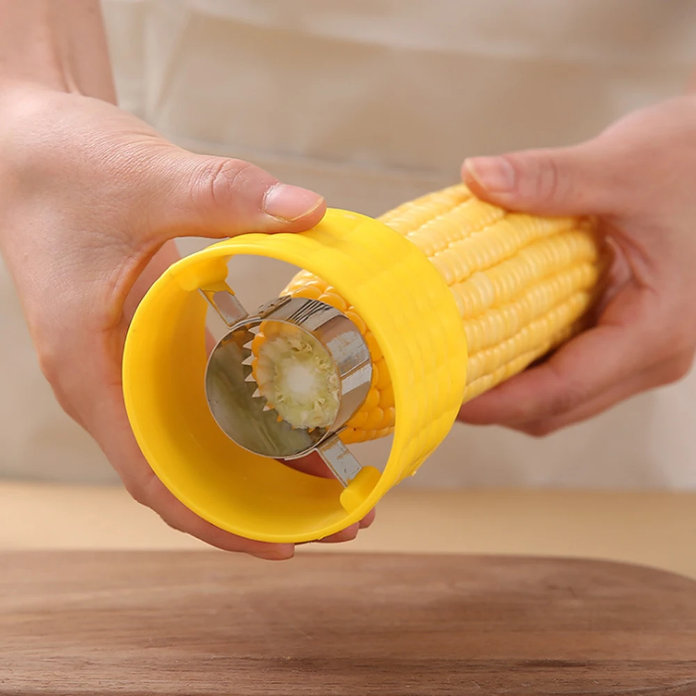 

Corn Stripper Corn Kerneler Peeler Corn Planer Corn Kernel Separator Tool Stainless Steel Corn Thresher Kitchen Accessories