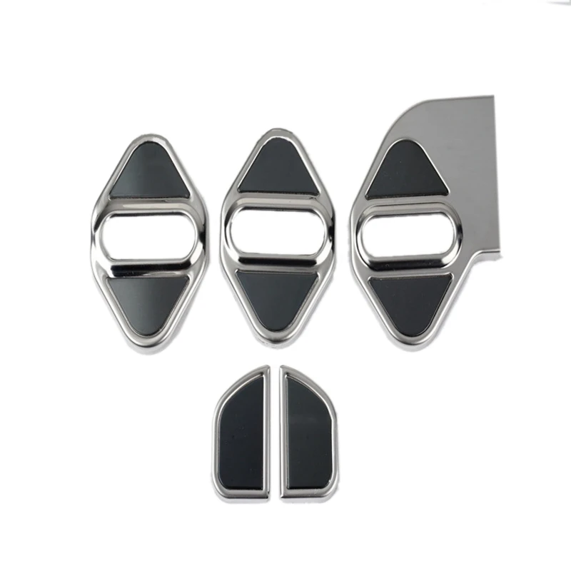 

5Pcs Aluminum Alloy Car Door Lock Protective Decoration Cover for Suzuki Jimny 2019 2020 2021 Exterior Accessories