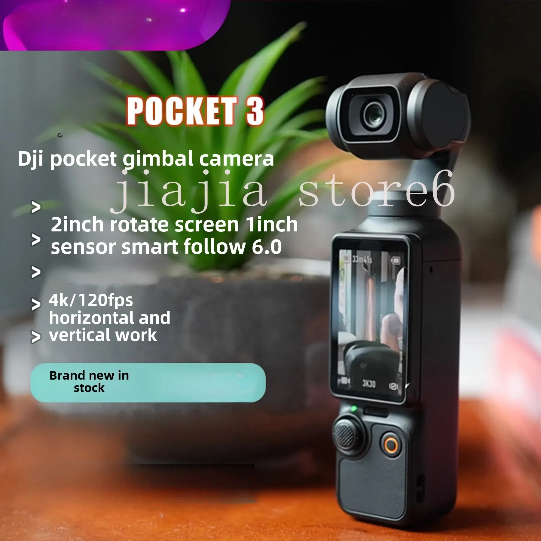 Карманная камера Osmo Pocket 3 ручной подвес Lingmou HD с защитой от сотрясений совершенно