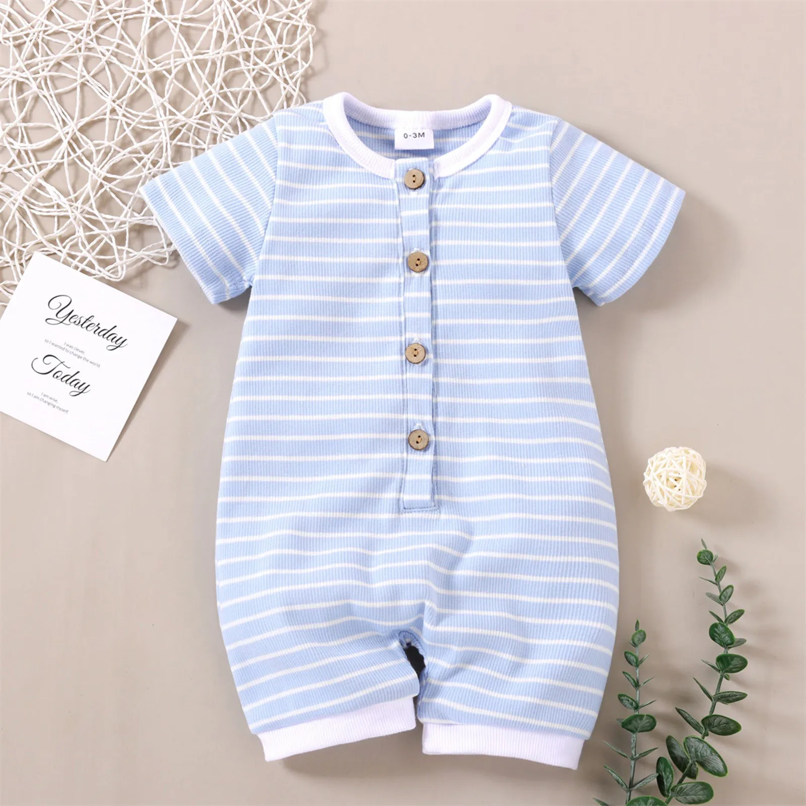 

Baby Girl Red Long Sleeve Shirt Jumpsuit Boys Bodysuit Infant Kids Ribbed Girls Shorts Stripe Baby Black Bodysuit Short Sleeve