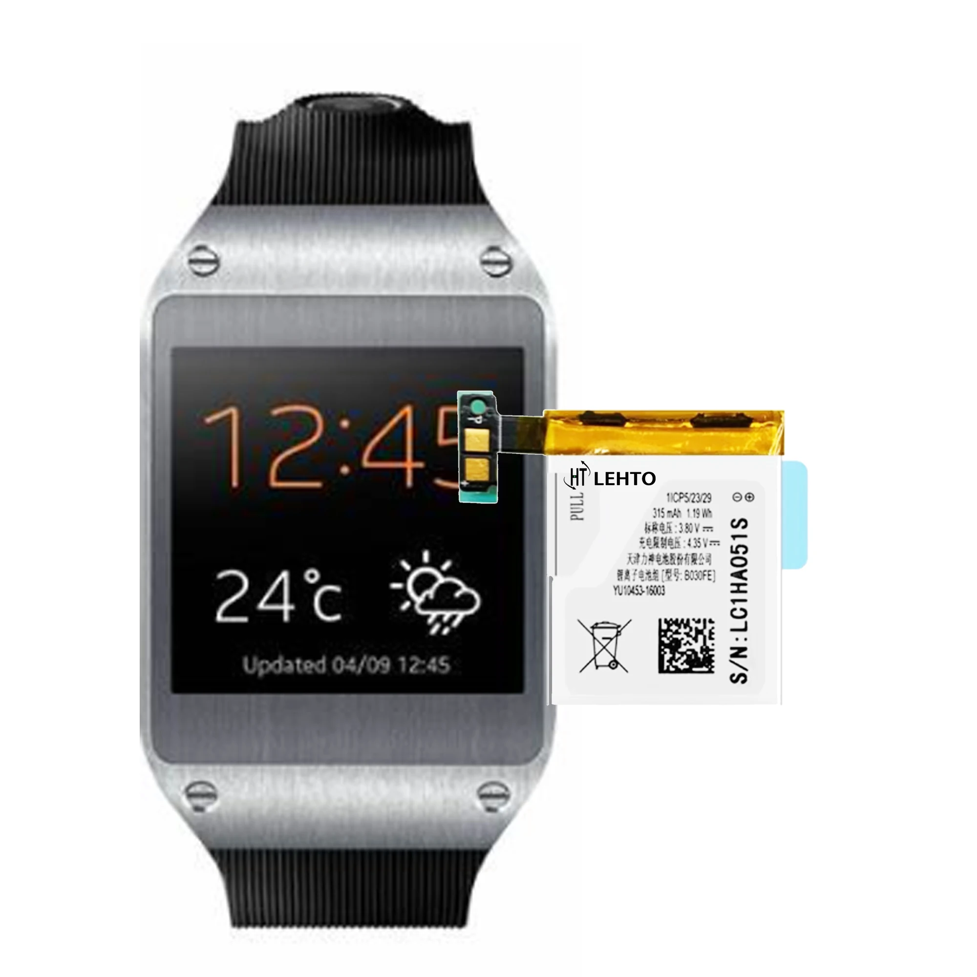 B030FE Smart Watch Battery SM-V700 For Samsung Galaxy Gear 1 Gear1 V700 Classic Original Capacity Replace High Capacity Bateria enlarge