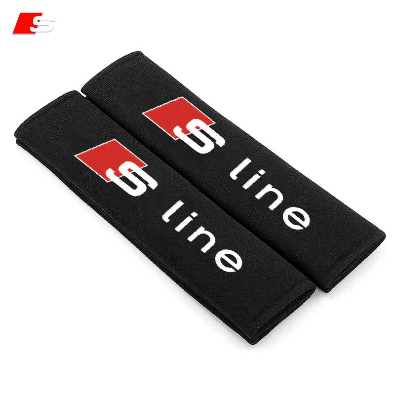 Наплечник для автомобильного ремня безопасности чехол Audi Sline A4 b6 b8 b7 b9 b5 C5 C6 C7 A6 A3 A8