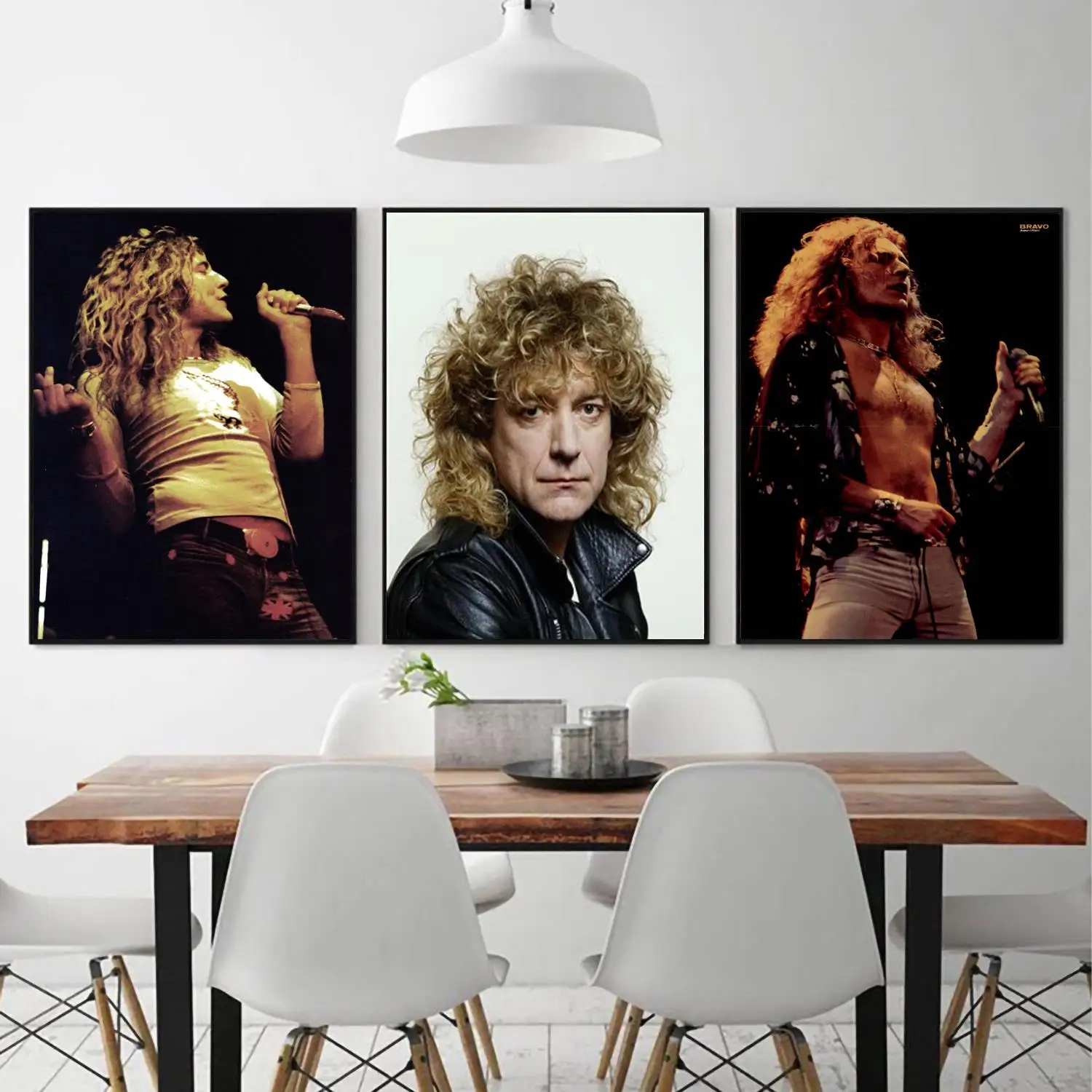 

robert plant poster 24x36 Wall Art Canvas Posters Decoration Art Poster Personalized Gift Modern Family bedroom Painting
