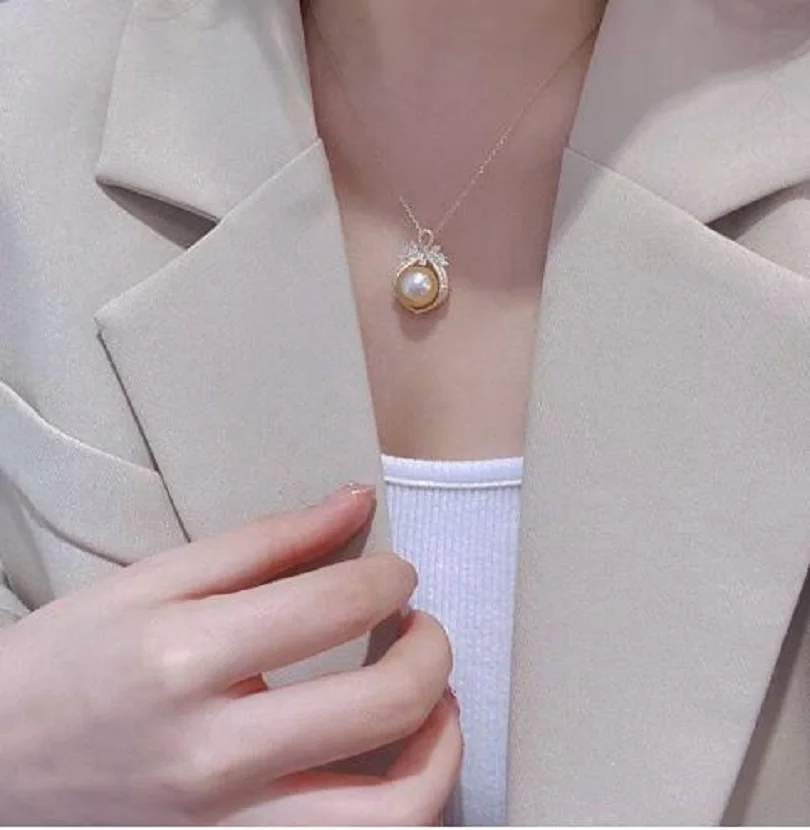 Красивая Aaaaa 11-10 мм Натуральная молния Ронде зуид-китайский Zee Gouden парель вешалка