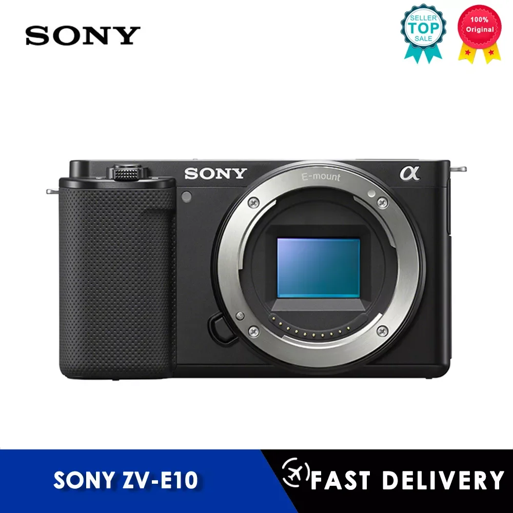 

ZV-E10 Alpha ZV-E10 - APS-C Interchangeable Lens Mirrorless Vlog Body