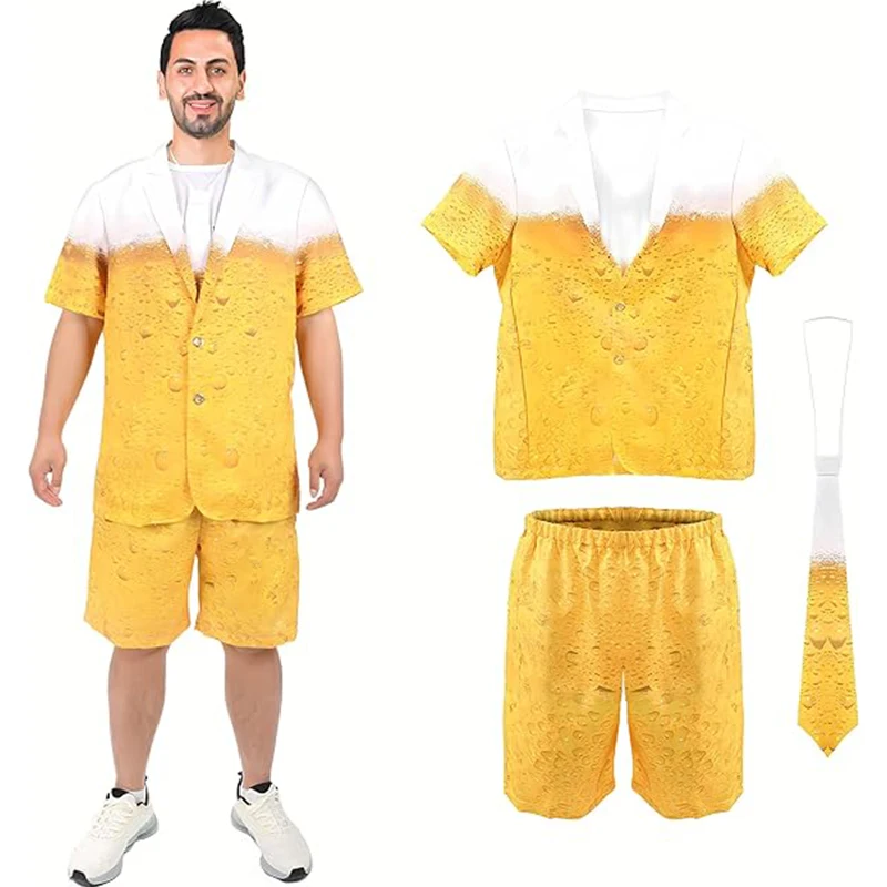 Хэллоуин взрослый мужской карнавальный пивной костюм сценический для