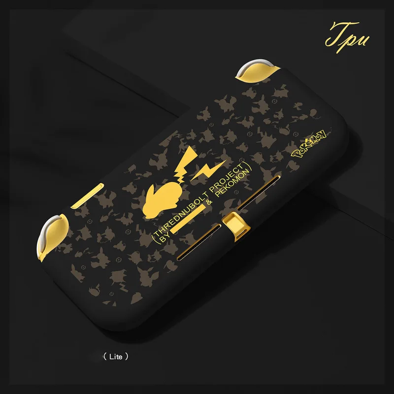 Новинка защитный чехол для игровой консоли Pokemon Pikachu Nintendo Switch Lite мягкий из ТПУ в