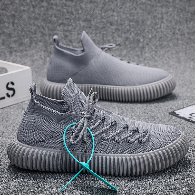 

Мужские сетчатые кроссовки, дышащие мягкие удобные повседневные спортивные туфли, износостойкие Нескользящие, для улицы, на весну