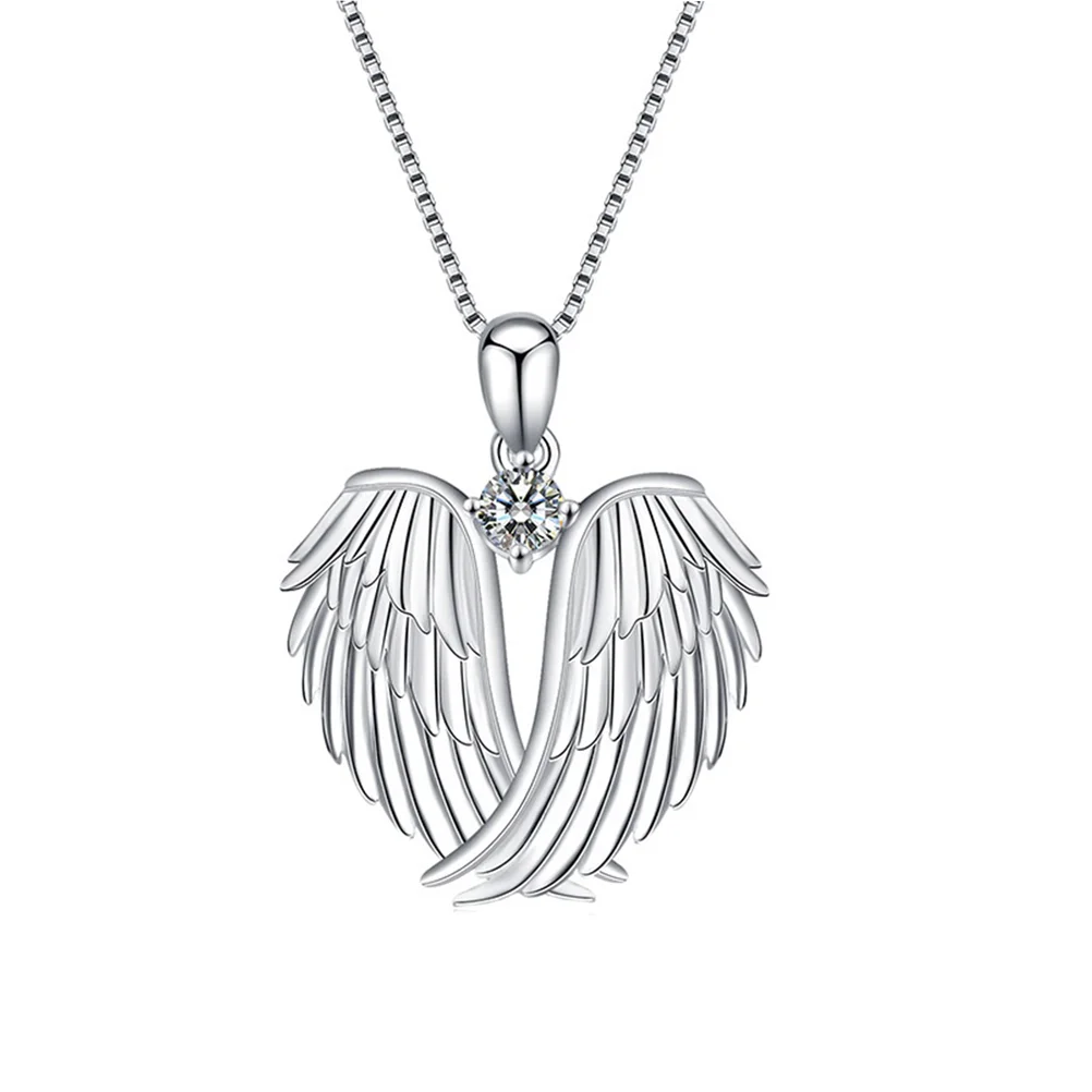 

Necklace Heart Clavicle Neck Chain Pendant Accessory Sterling Silver Diamond Necklaces Choker Jewelry Zirconia Cubic Womanlarge