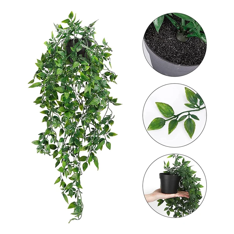Акция! Искусственные Подвесные Растения настенные комнатные и уличные декорации