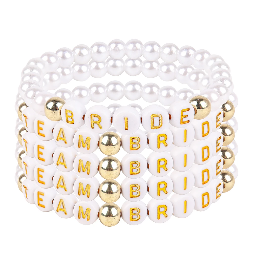 

Свадебные браслеты для невесты и подружек невесты