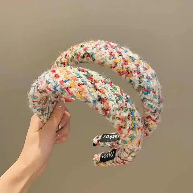Diadema de ala ancha punto colorida для niñas y mujeres диадема dulce аксессуары el cabello otoño e invierno
