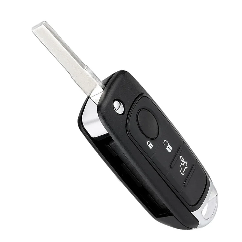 KEYECU 433.92MHz 4A / MQB48 Chip 2ADPXFI5AM433TX Flip Remote Car Key Fob for Fiat Tipo Toro 500X Crono Egea 2016+