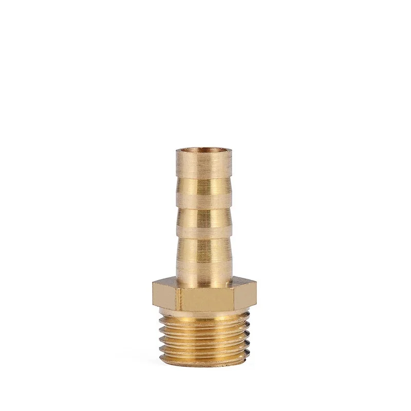 

Hose Barb Tail 4~25MM Brass Pipe Fitting 1/8" 1/4" 3/8" 1/2" 1" Pagoda connector BSP Male Connector Joint Copper Coupler Adapter