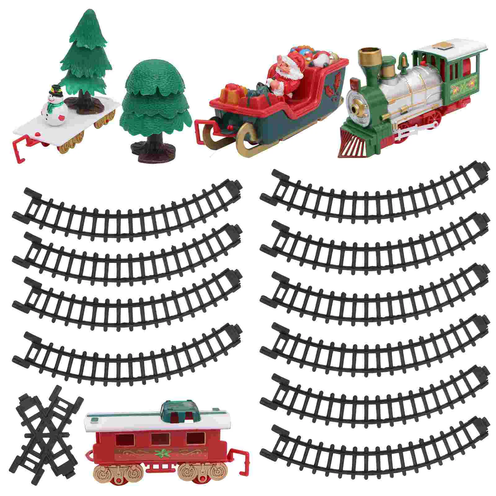 

Childrens Toys Electric Rail Car Christmas Train Plaything Craft Kids Track Xmas Party Style Trainning & exercise