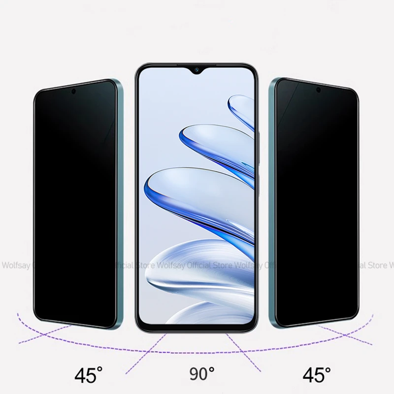 2/4 шт. протектор экрана для Honor 70 Lite антишпионское закаленное стекло полностью