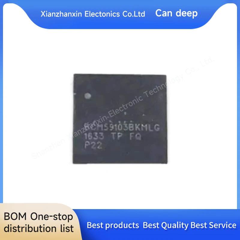 

1pcs/lot BCM59103BKMLG BCM59103 QFN52 Ethernet chip in stock