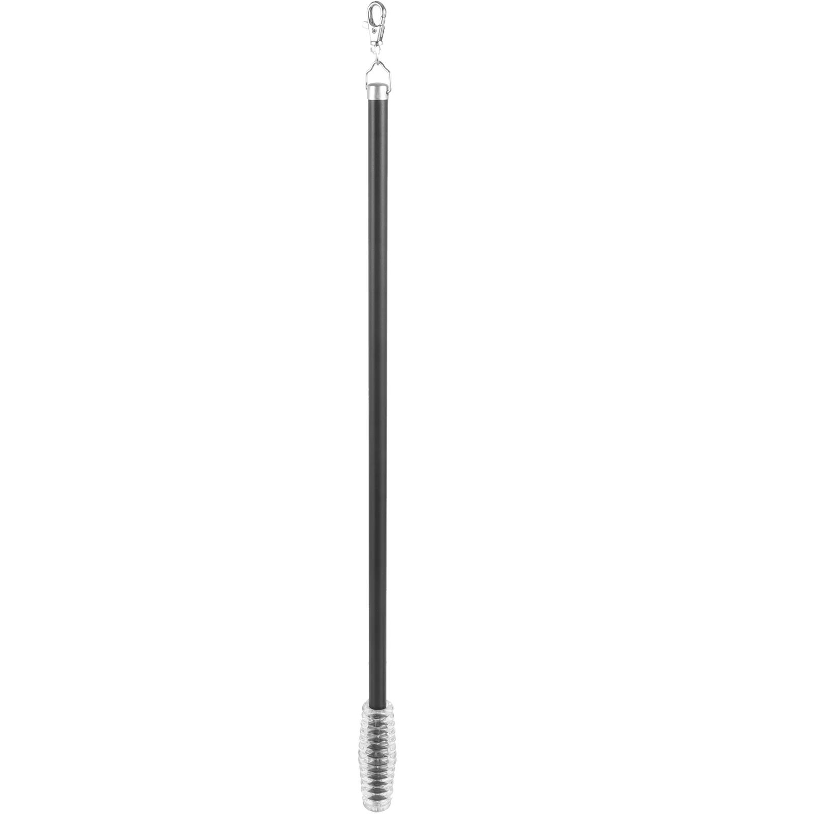 

Silver Curtain Poles Handle 21 Inch Rods Modern Blind Stick Drapery Wand Pull Long