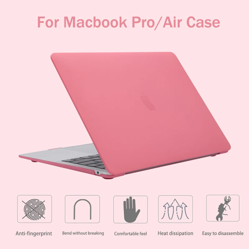 

Frosted Laptop Case for Apple Macbook M1 Air Pro Retina 13 13.3 inch A1932 A2179 A1706 A1989 A1466 Cover for Macbook 15 16 A2141
