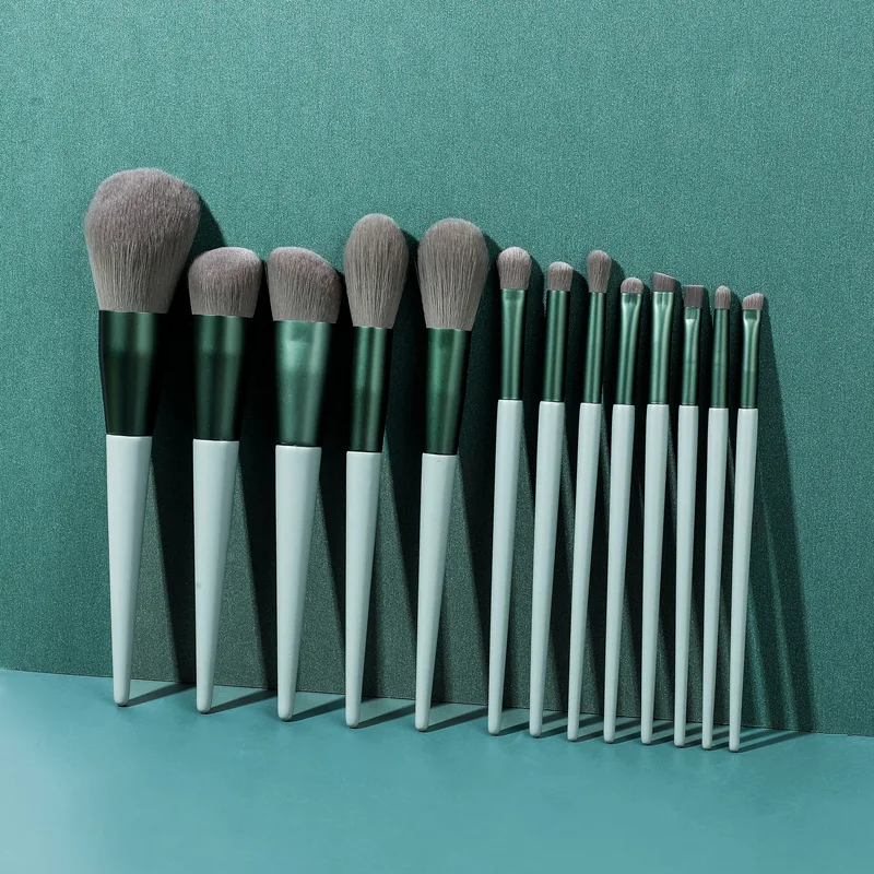 

12/13pcs Makeup Brushes Kit Professional Foundation Eyeshadow Contours Beauty Cosmetic Tools Blush Full Make Up Brush Set