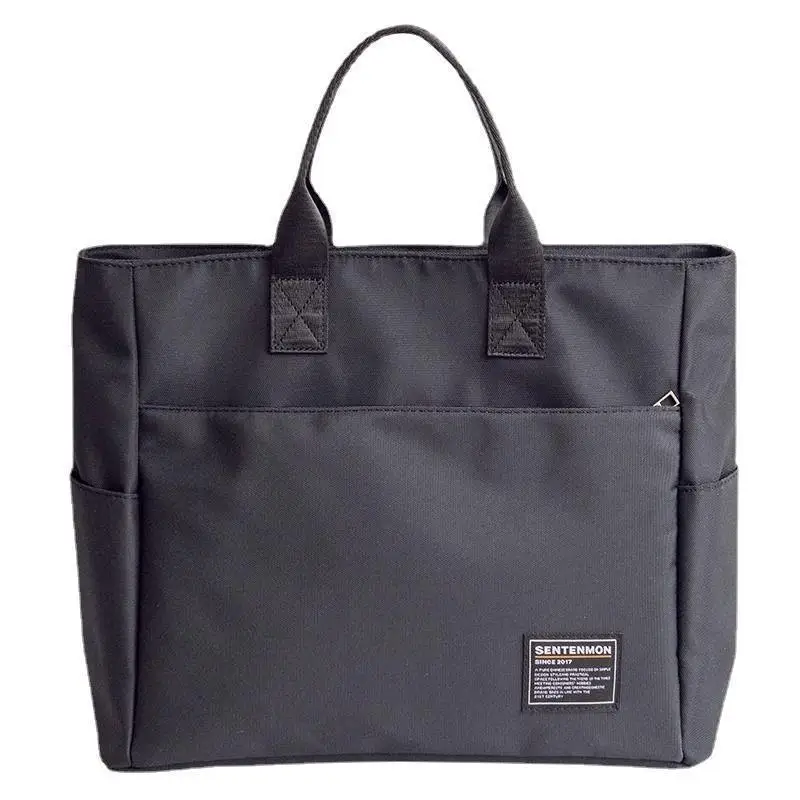 Oxford Canvas Briefcase Commuter 4-Inch Computer Bag Women Business Office out Fashion File Handbag for Men