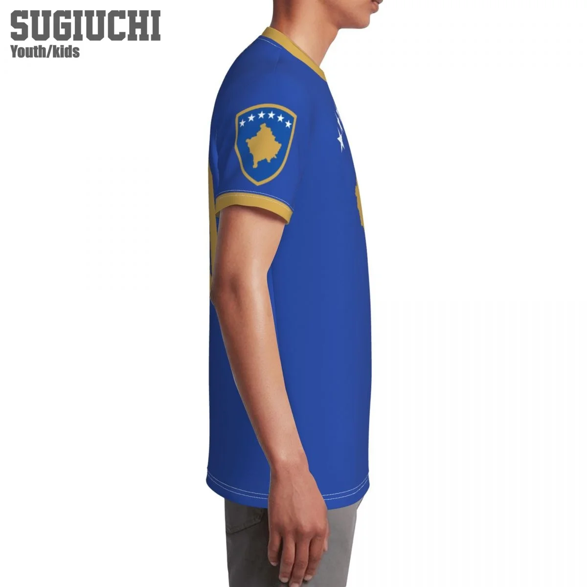 Пользовательское имя номер Косово флаг эмблема 3D футболки для детей молодежные