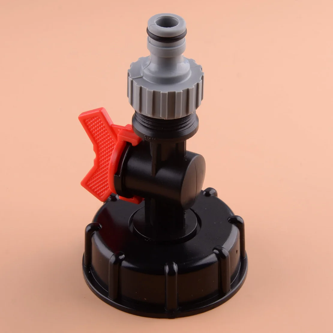 

S60X6 60mm 3/4" Thread Tank Tap Spout Adapter Connector for Rainwater Water Container Barrel