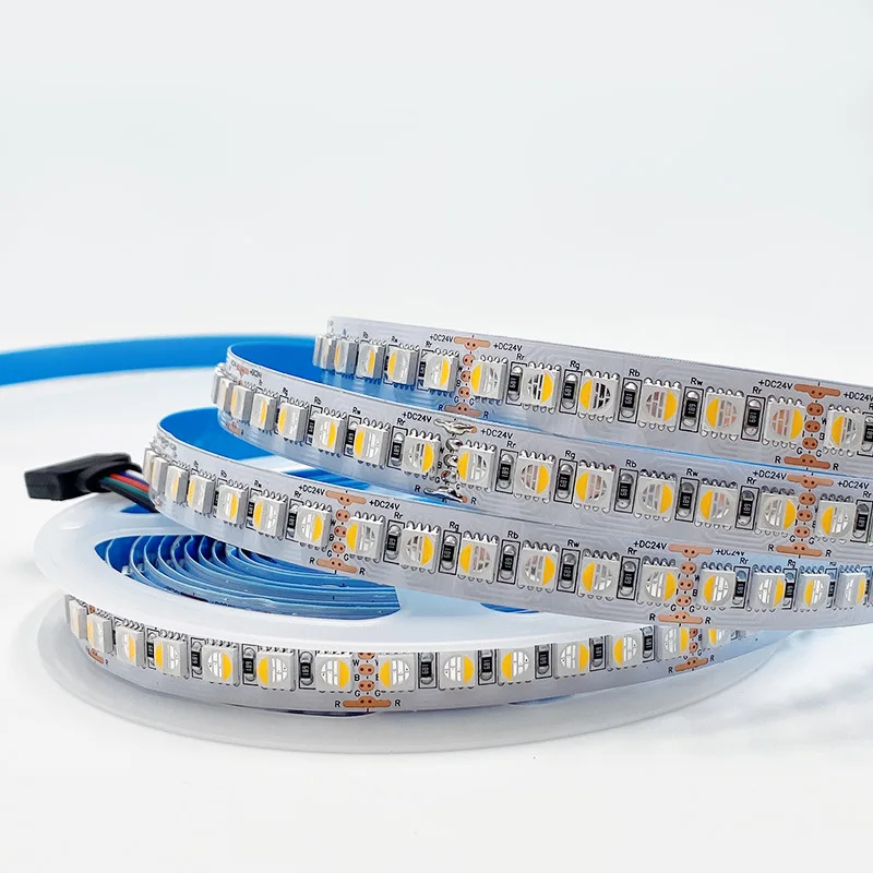 12 В 24 SMD5050 120 светодисветодиодный s/M RGBW RGBWW RGB + белый теплый 4 в 1 Светодиодная лента