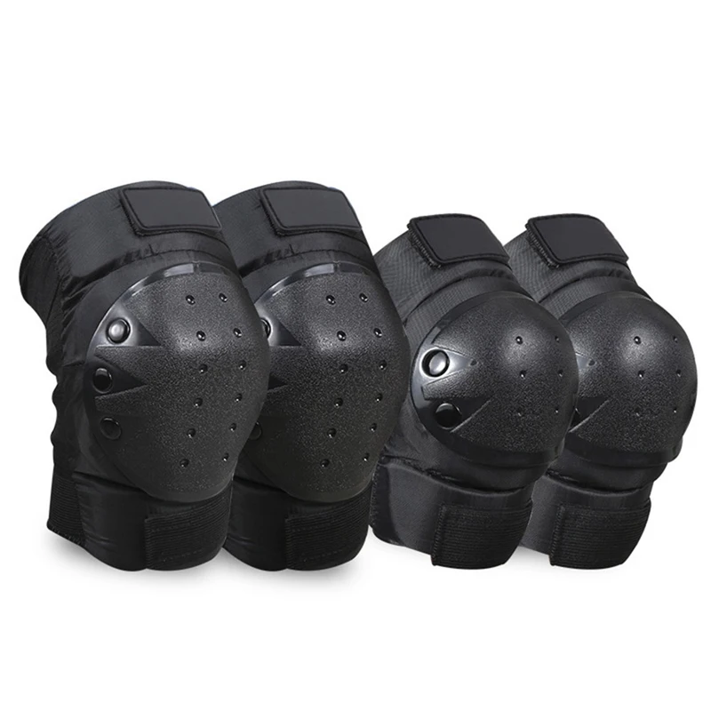 

Bike Motorcycle Knee Elbow Pads Protection Basketball Football Skateboarding Scooter Protector Guards Sports Protective Gear