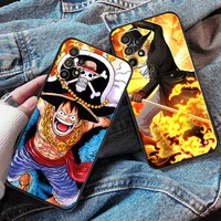 one piece for samsung a52 a72 4g 5g phone case soft carcasa silicone cover black