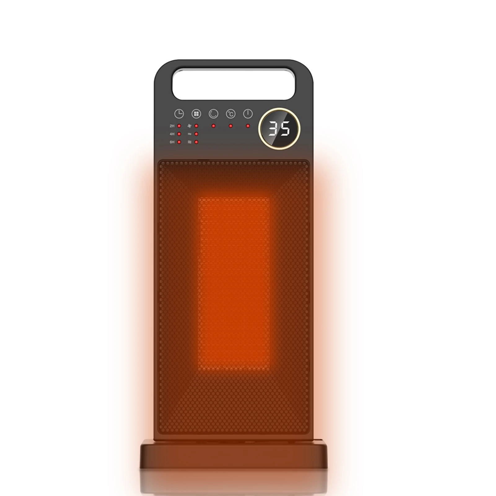 

Вентилятор-обогреватель компактный с термостатом, 2000 Вт, 3 режима, 12 часов