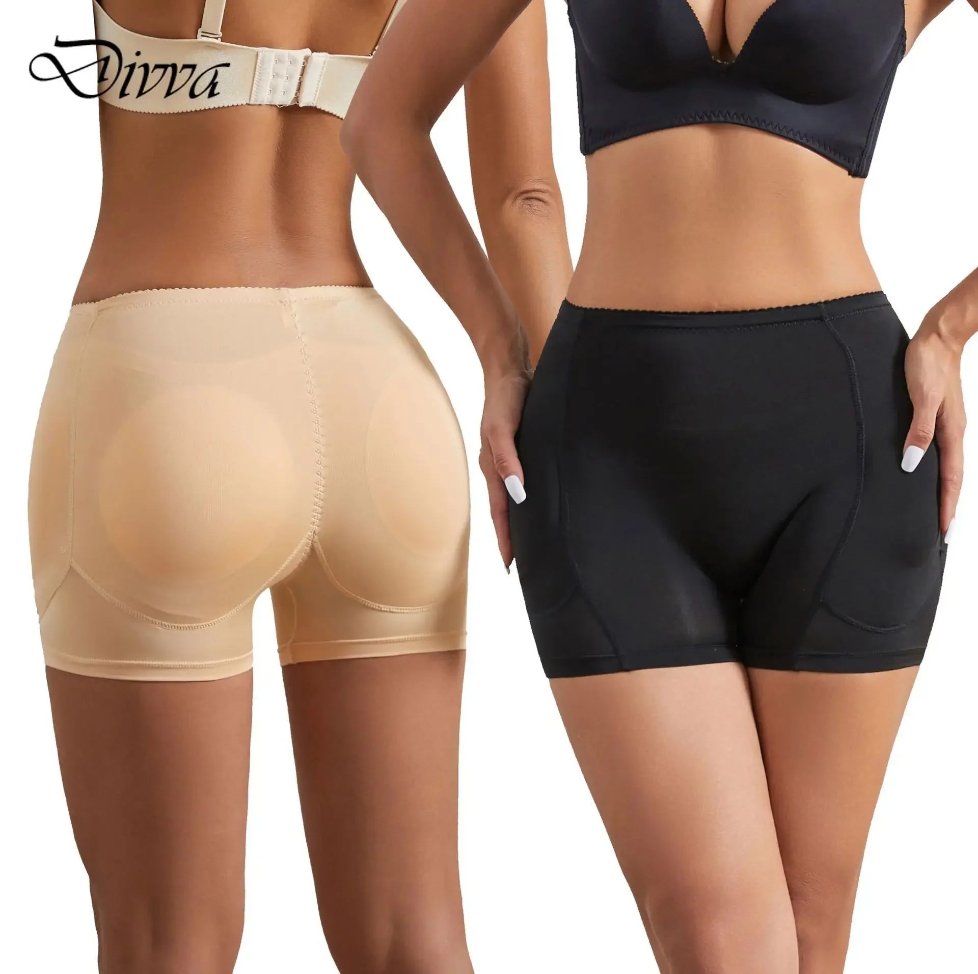 Корректирующее белье для бедер женские трусики с эффектом пуш-ап подтяжки ягодиц