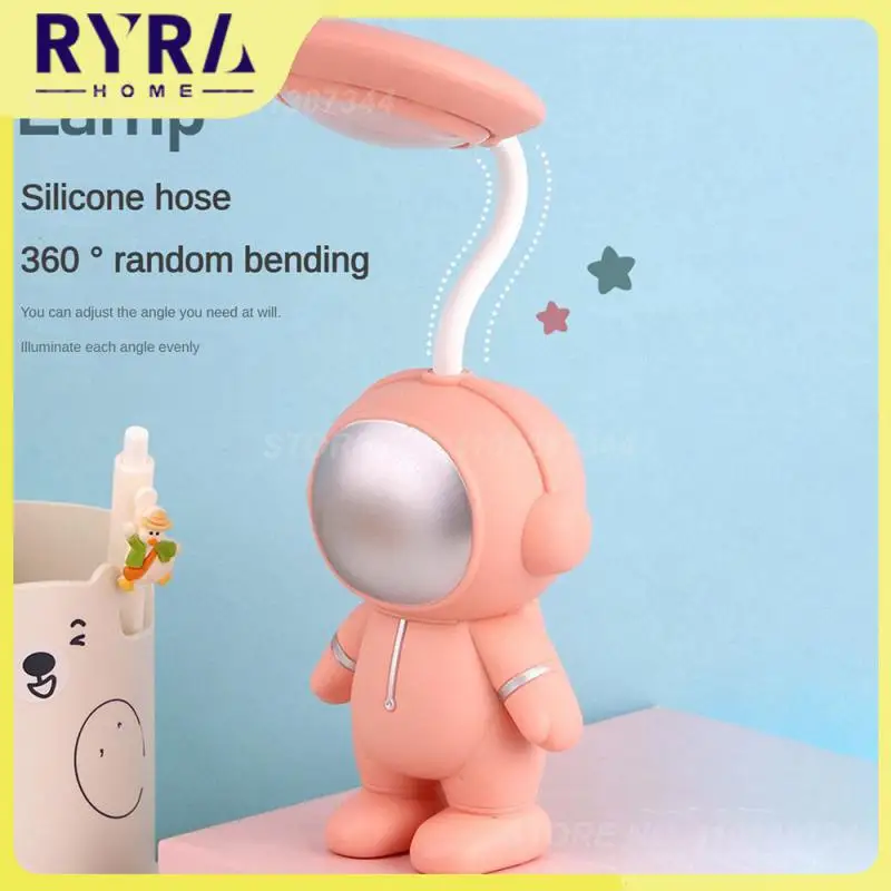 

Rechargeable Bedroom Bedside Light Energy Conservation Dual Purpose Charging And Insertion Student Eye Protection Desk Lamp Cute
