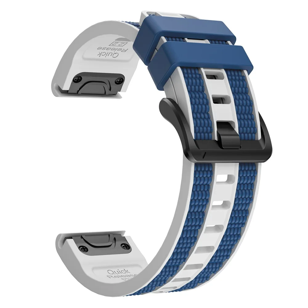 Фото Силиконовый ремешок для часов 22 мм, 26 мм для Garmin Fenix 8 51 мм, 47 мм, 7X, 7, 6, 6X, ремешок на запястье для Enduro3/Fenix E, браслет QuickFit №2