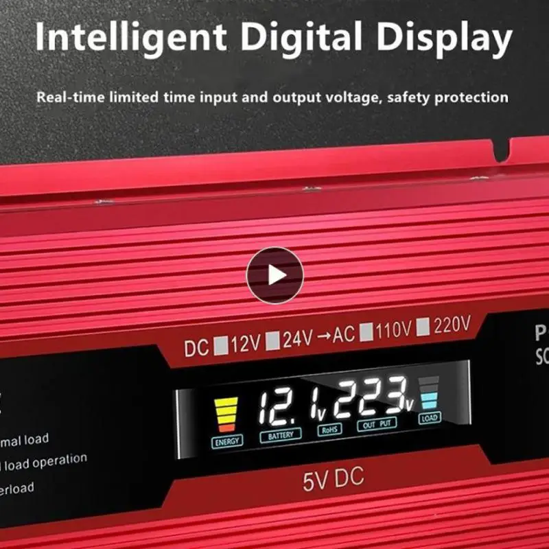 

20000w Sine Wave Voltage Converter Adapter Multifunctional Car Inverter Solar Inverter Universal Portable Power Inverter