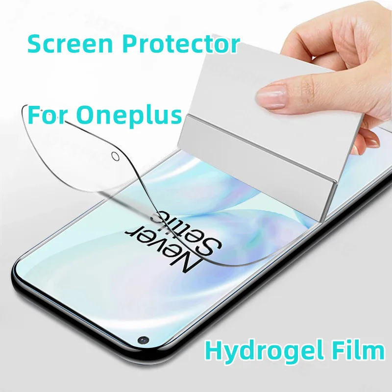 

Гидрогелевая пленка с полным покрытием 4 шт. для Oneplus 8/Pro 9 Pro, Защитная пленка для экрана, не стекло